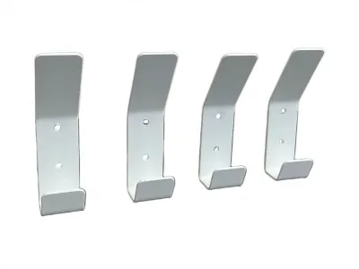 Вешалка крючок настенная Ormea 4 шт., белая