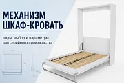 Механизм шкаф-кровать: виды, выбор и решения для серийного производства